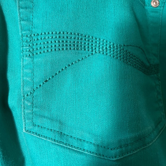 Green Sz 14 roll up Santana Jeans - Picture 5 of 5